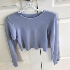 very cute blue brandy melville top